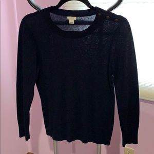 J Crew 3 Button Sweater